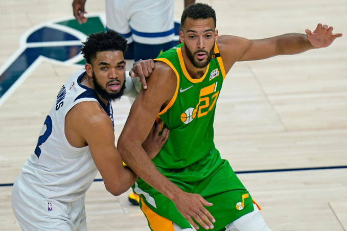  森林狼交易得到戈贝尔组双塔阵容  