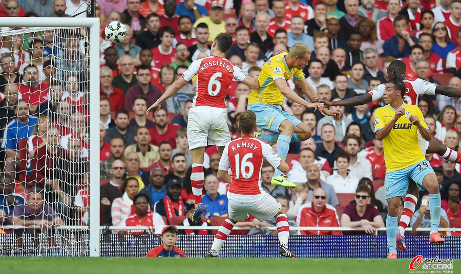  水晶宫下半场崩盘连丢三球主场不敌阿森纳遭零封